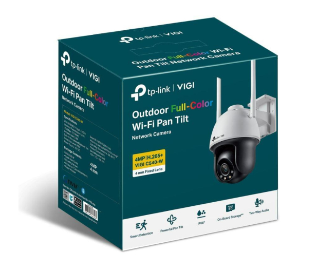 TP-Link VIGI C540-W(4mm) bezprzewodowa obrotowa kamera 4MP FullColor - 1146050 - zdjęcie 2